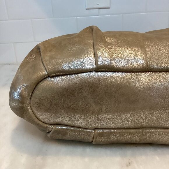 Coach Bag Purse Handbag Leather Madison Sophia Metallic Satchel Shoulder Bag HTF - Picture 8 of 15